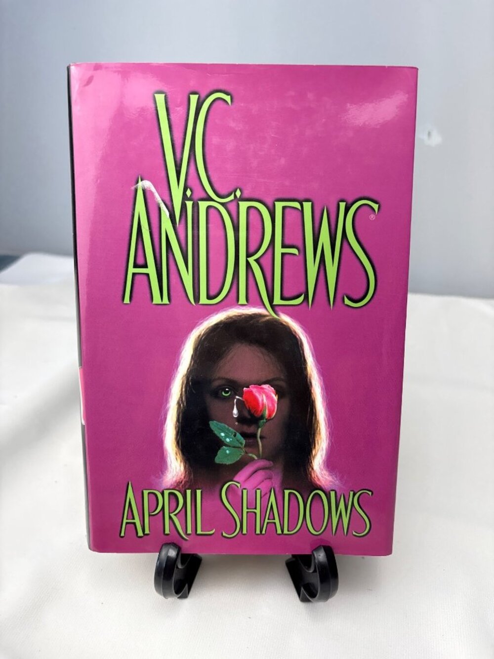 V.C. Andrews April Shadows Hardcover Book Mystery Drama Fiction Format